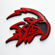 Aangepaste 3D Trackhawk Hellhawk Badge - Spatbordembleem voor Jeep Trackhawk 2
 2