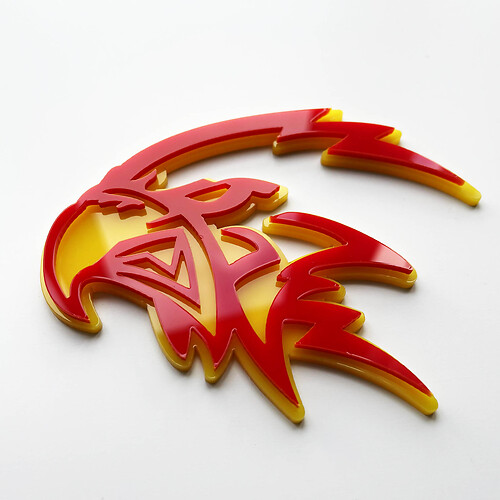 Aangepaste 3D Trackhawk Hellhawk Badge - Spatbordembleem voor Jeep Trackhawk 3

