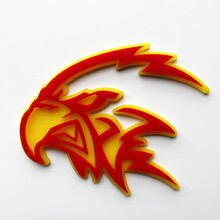 Aangepaste 3D Trackhawk Hellhawk Badge - Spatbordembleem voor Jeep Trackhawk 3
 4