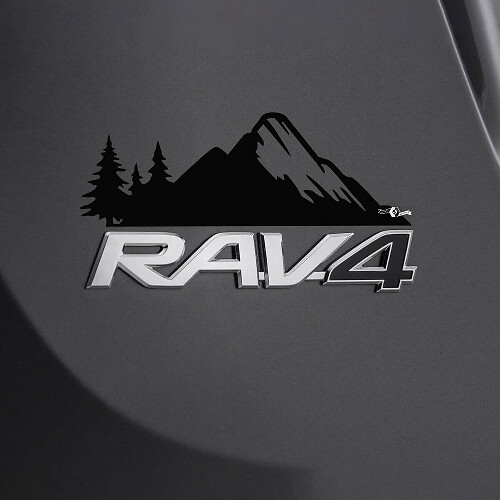 Bergen Bos Achter Decal Sticker Voor Toyota Rav4 Embleem
