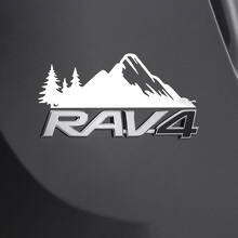 Bergen Bos Achter Decal Sticker Voor Toyota Rav4 Embleem 3