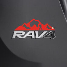 Bigfoot Mountain Achterbadge Vinylsticker voor Toyota RAV4_2