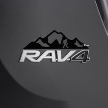 Bigfoot Mountain Achterbadge Vinylsticker voor Toyota RAV4_3