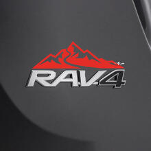 Mountains Over Achtersticker 2 Voor Toyota Rav4 Badge 2
