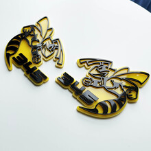 Hornet Bee 345 3D-badge - Custom Fender Badges-embleem voor auto's en vrachtwagens
 2