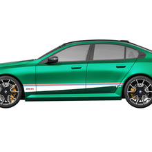 Kant M kleuren Strepen Racing Decal Kit voor BMW 5 Serie G60 M5 G90 - SupDec Graphix Vinyl Stickers
 2