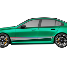 Kant M kleuren Strepen Racing Decal Kit voor BMW 5 Serie G60 M5 G90 - SupDec Graphix Vinyl Stickers
 3