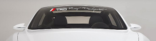 TRD Stijl Racing Development Voorruitbanner Vinyl Sticker voor Toyota