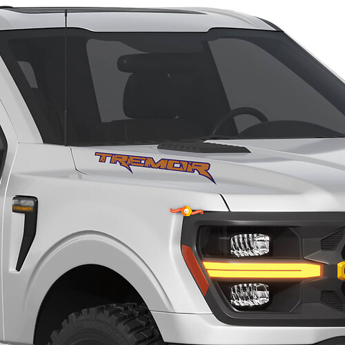 Hood Tremor Raptor stijl met omtrek - stickers stickers voor Ford F-150 Tremor Truck
