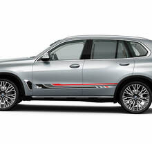 Zijaccenten M kleuren strepen voor BMW G05 X5 zijdeuren vinyl sticker
 3