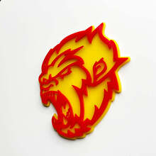 Angry Yeti Sasquatch Bigfoot 3D Spatbord Badges Embleem 2 2