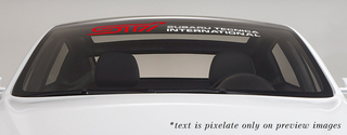 Subaru Tecnica International STI Motorsport Banner Strip Auto Voorruit Vinyl Sticker Decal Impreza BRZ WRX Legacy