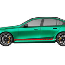 Merk Dual Stripes Zij Vinyl Decal Sticker voor BMW M5 G90/G99 2024-heden_2