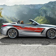 Zijdeur strepen vinyl sticker geschikt voor BMW Z4
 4