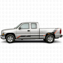 Rijzende Accent Deur- en Zijvinylstrepen voor Chevrolet Silverado 1500 GMT800 1999-2007_2