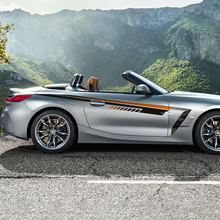 Zijaccenten Strobe Door Stripes Vinyl Decal Sticker geschikt voor BMW Z4
 2