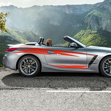 Zijaccenten Tribal deur strepen vinyl sticker geschikt voor BMW Z4
 2