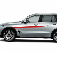 Dynamic Racing Side Stripe Sticker Decal Kit voor BMW X5 G05 - Aangepaste vinylafbeeldingen
 3