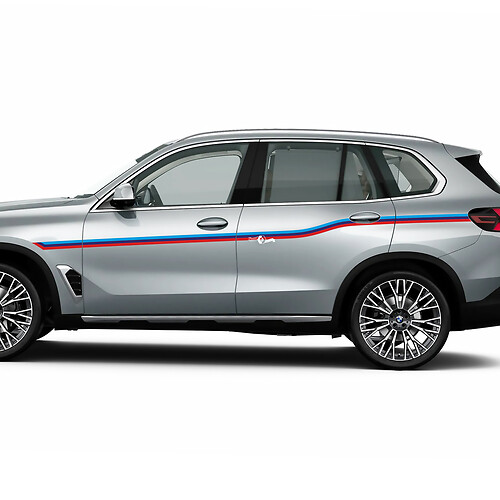Accent Racing onderste streepstickerset voor BMW X5 G05
