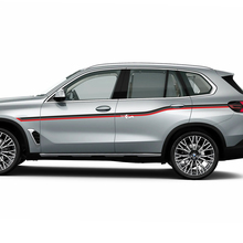 Accent Racing onderste streepstickerset voor BMW X5 G05
 2