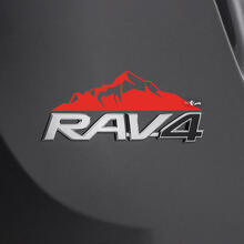Bergen Achterzijde Decal Sticker Voor Toyota Rav4 Embleem 3