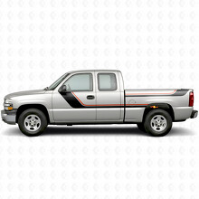 Sierlijke Bovenste Accent Deur- & Zijstrepen voor Chevrolet Silverado 1500 GMT800 1999-2007_2