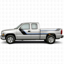 Sierlijke Bovenste Accent Deur- & Zijstrepen voor Chevrolet Silverado 1500 GMT800 1999-2007_3