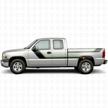 Sierlijke Bovenste Accent Deur- & Zijstrepen voor Chevrolet Silverado 1500 GMT800 1999-2007_4