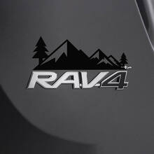 Mountains Trees Decal Sticker Over Achter 2 Voor Toyota Rav4 Embleem 3