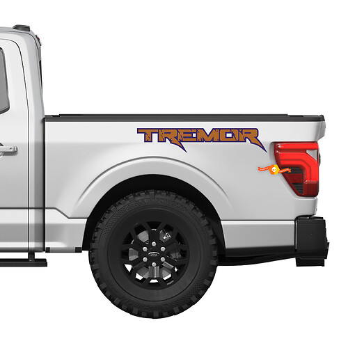 Ford F-150 Tremor stickersticker - Raptor-stijl met vinylafbeeldingen
