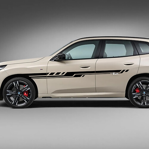 BMW X3 2024 zijdeur strepen sticker Kit - aangepaste vinylafbeeldingen voor G01 & F25 2
