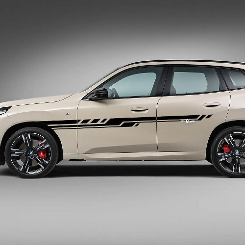 Zijdeurstrepen Decal Kit - Aangepaste Vinyl Graphics 3 voor BMW X3 G45 G01 of F25