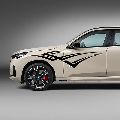 BMW X3 2024 Zijdeur Tribal Decal Kit - Aangepaste vinylafbeeldingen voor G01 & F25
