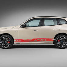 Zijdeur Strepen Decal Kit - Aangepaste Vinyl Graphics 4 voor BMW X3 G45 G01 of F25 4
