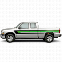 Retro bovenste gordellijn deur- en zijvinylstrepen voor Chevrolet Silverado 1500 GMT800 1999-2007_3