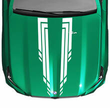 L Stripes Racing Checkered Hood-sticker voor BMW 5-serie G60 M5 G90
 2