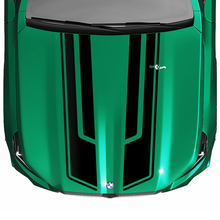 Stripes Racing moderne look motorkapsticker voor BMW 5-serie G60 M5 G90
 3