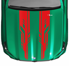 Stripes Racing moderne look motorkapsticker voor BMW 5-serie G60 M5 G90
 4