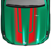 Stripes Racing moderne look motorkapsticker voor BMW 5-serie G60 M5 G90
 6