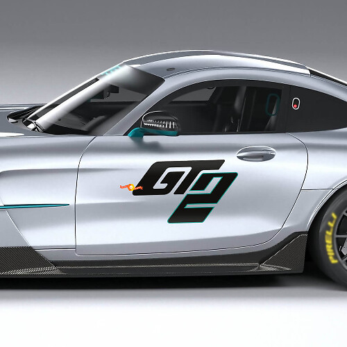 GT2 Zijkant Deur Vinyl Stickers voor Mercedes-Benz AMG GT2