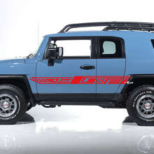FJ Logo Geometrische Strepen Zijdeur Vinyl Decal Sticker voor Toyota FJ Cruiser_3