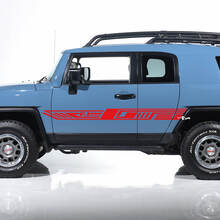Toyota FJ Cruiser zijdeur strepen stickers stickers graphics - aangepaste vinylkit
 3