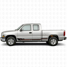 Parallel Accent Deur- en Sierlijst Vinyl Strepen voor Chevrolet Silverado 1500 GMT800 1999-2007_2