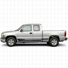 Parallel Accent Deur- en Sierlijst Vinyl Strepen voor Chevrolet Silverado 1500 GMT800 1999-2007_3