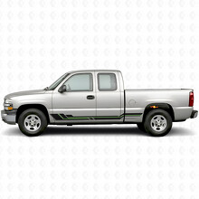 Parallel Accent Deur- en Sierlijst Vinyl Strepen voor Chevrolet Silverado 1500 GMT800 1999-2007_4