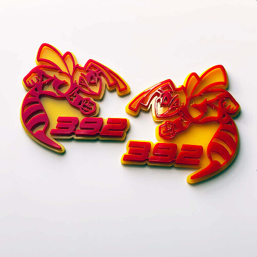 392 Hornet Bee 3D-embleem spatbord emblemen 2
