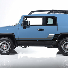 Vintage Retro Stripes Side Decals Stickers Graphics - geschikt voor Toyota FJ Cruiser 2
 3