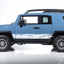 Toyota FJ Cruiser zijdeur strepen stickers stickers graphics - aangepaste vinylkit
 3