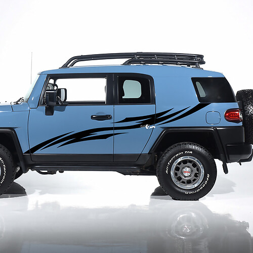 Toyota FJ Cruiser Tribal zijdeur strepen stickers Stickers Graphics - aangepaste Vinyl Kit
