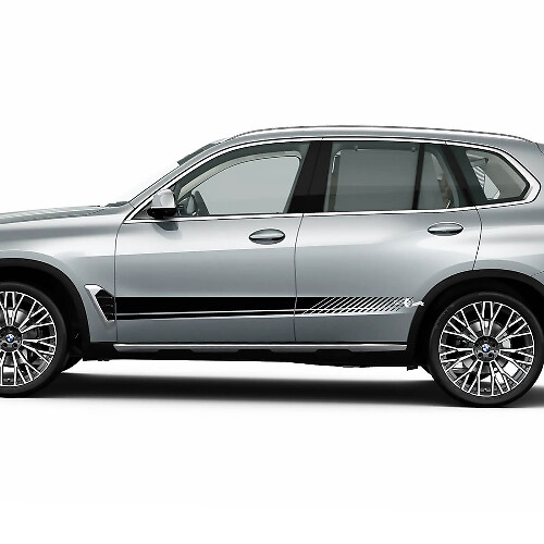 Accent Racing onderste stroboscoopstripstickerset voor BMW X5 G05
